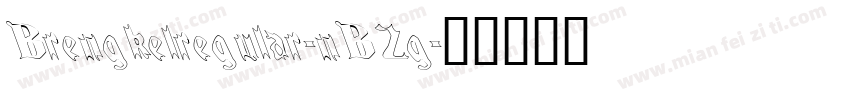 Brengkelregular-nBZg字体转换