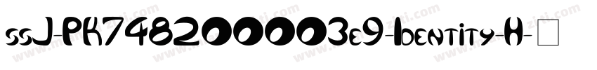 ssJ-PK748200003e9-Identity-H字体转换