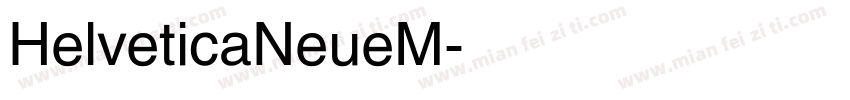 HelveticaNeueM字体转换