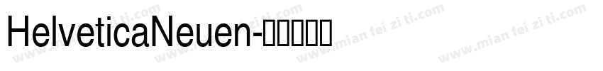 HelveticaNeuen字体转换