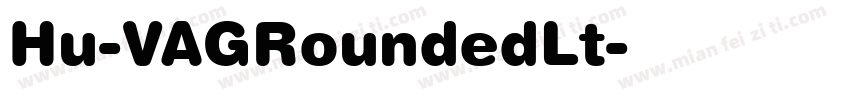 Hu-VAGRoundedLt字体转换