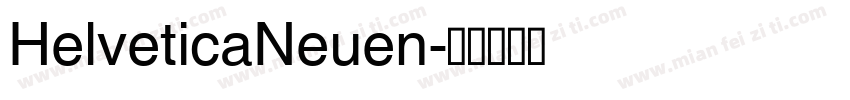 HelveticaNeuen字体转换