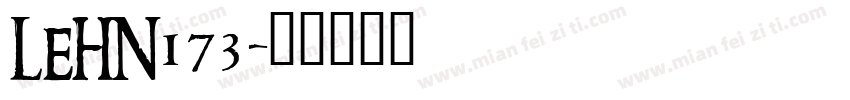 LEHN173字体转换