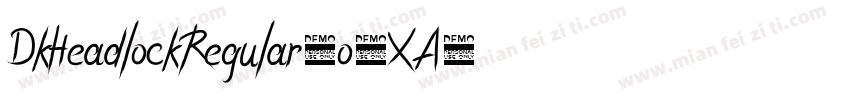 DkHeadlockRegular-o5XA字体转换