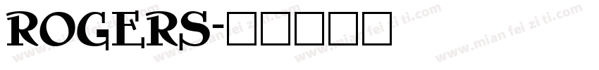 ROGERS字体转换