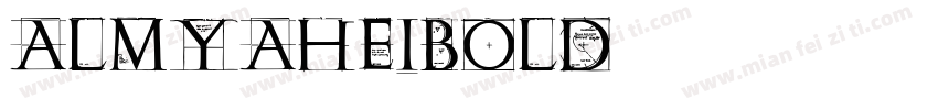 ALMYaHeiBold字体转换