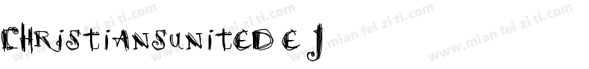 ChristiansUnited-E8j4字体转换