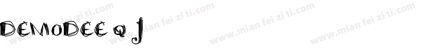 Demodee-q8J1字体转换