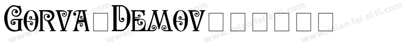 Gorva-Demov字体转换