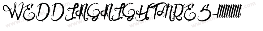 WEDDINGNIGHTMRES字体转换