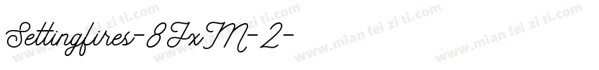 Settingfires-8JxM-2字体转换