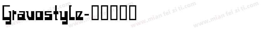 Gravostyle字体转换