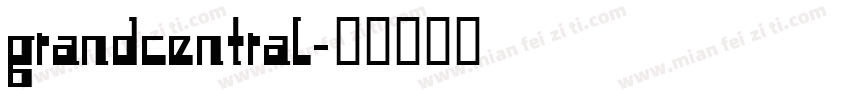 grandcentral字体转换