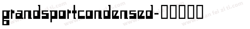 grandsportcondensed字体转换