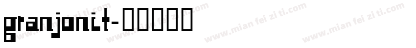 granjonit字体转换