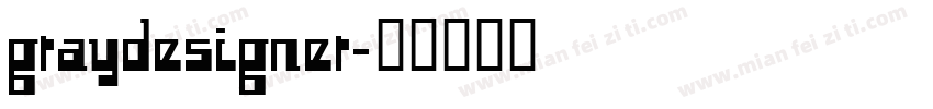 graydesigner字体转换
