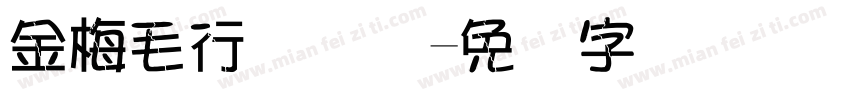 金梅毛行国际码字体转换
