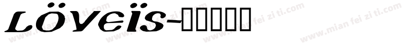 loveis字体转换