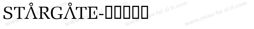 STARGATE字体转换