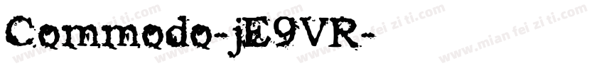 Commodo-jE9VR字体转换