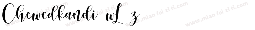Chewedkandi-wL3z字体转换