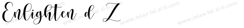 Enlighten-d3Z6字体转换