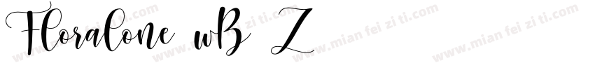 Floralone-wB3Z字体转换