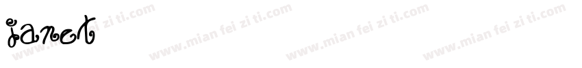 janet字体转换