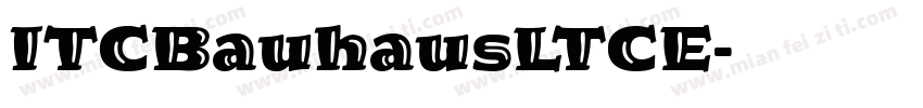 ITCBauhausLTCE字体转换