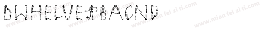 DWHelvetiaCnd字体转换