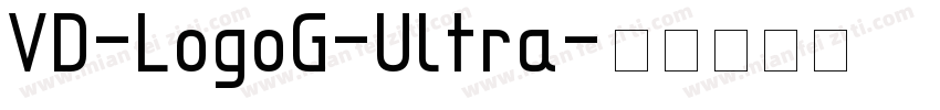 VD-LogoG-Ultra字体转换