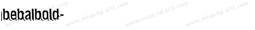 bebalbold字体转换