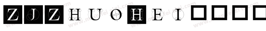 ZJZhuoHei字体转换