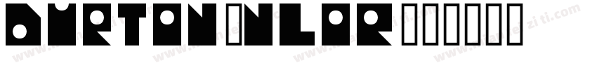 Burton-nLoR字体转换
