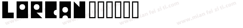 lorean字体转换