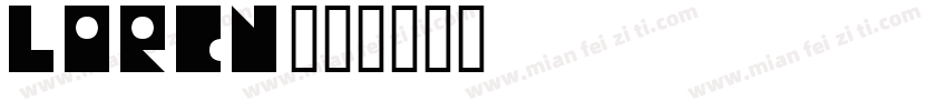 loren字体转换