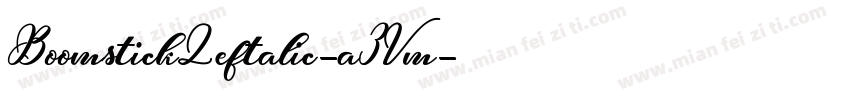 BoomstickLeftalic-a3Vm字体转换