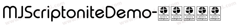 MJScriptoniteDemo字体转换