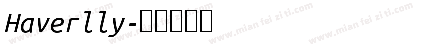 Haverlly字体转换