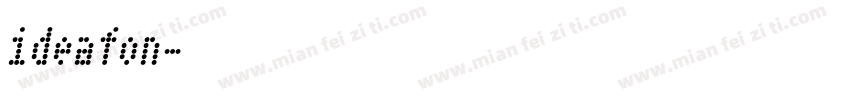 ideafon字体转换