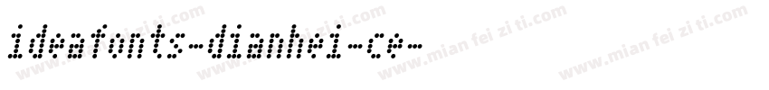ideafonts-dianhei-ce字体转换