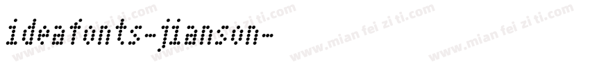 ideafonts-jianson字体转换