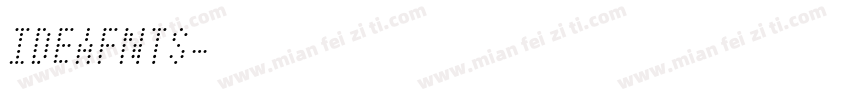 IDEAFNTS字体转换
