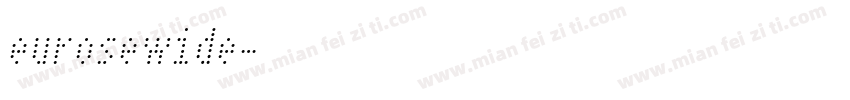 eurosewide字体转换
