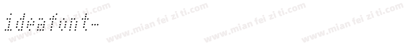 ideafont字体转换