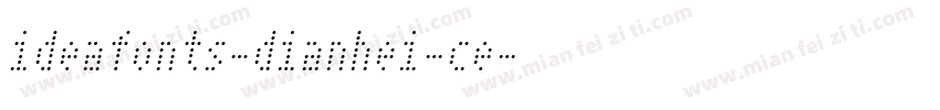 ideafonts-dianhei-ce字体转换