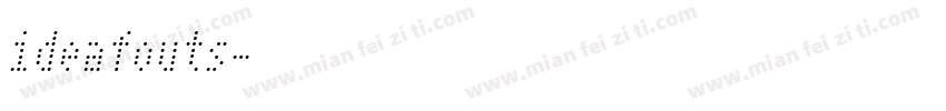 ideafouts字体转换