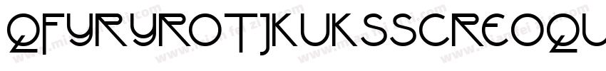 Qfyryrotjkuksscreoqucgrrrlx字体转换
