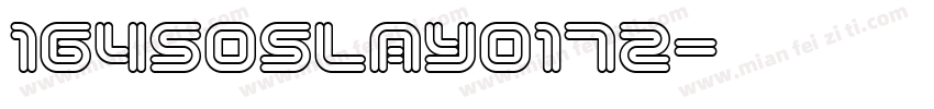 164505LAY0172字体转换