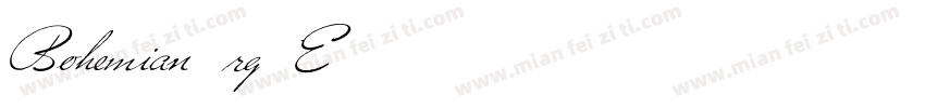 Bohemian-rg3E9字体转换